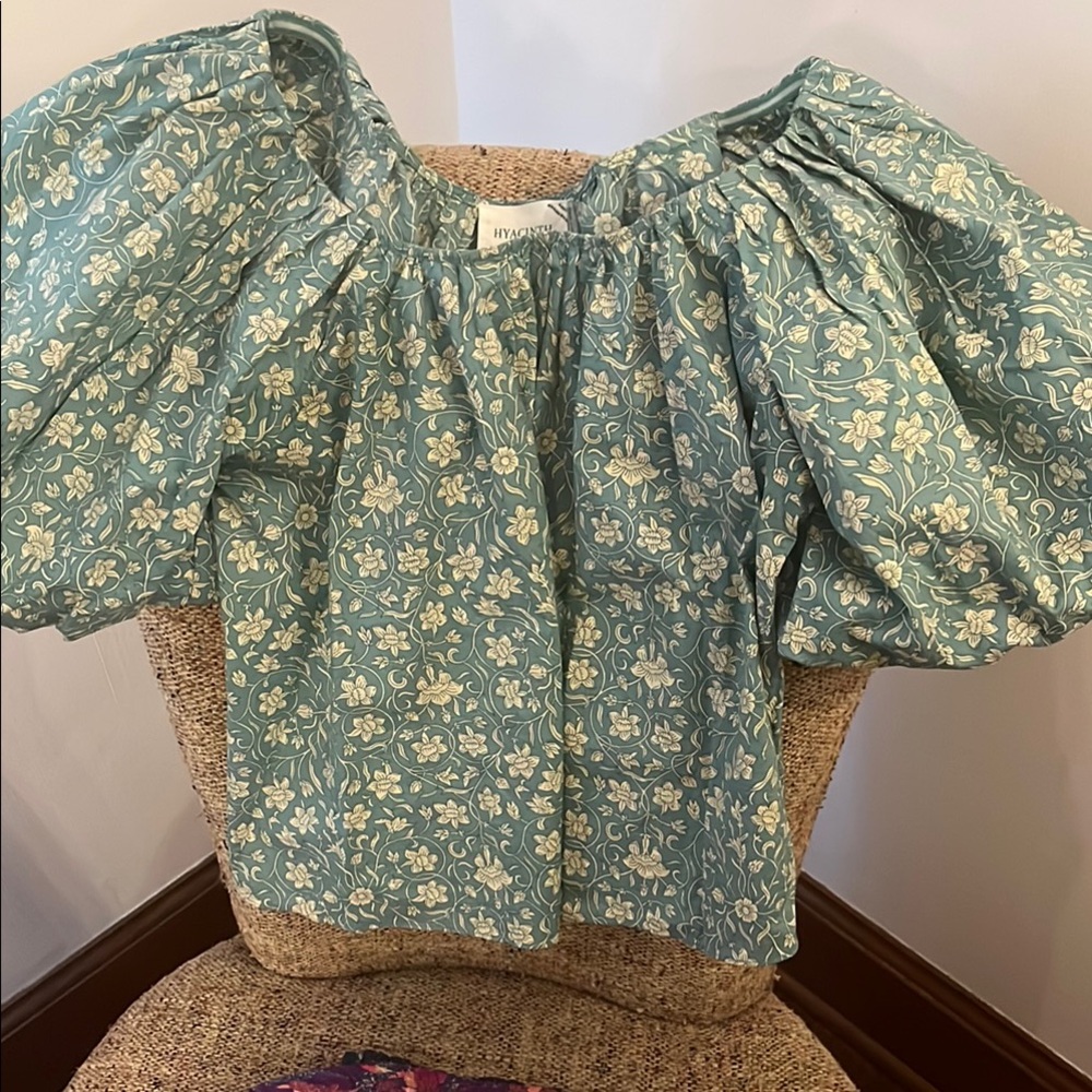 Hyacinth House puff sleeve blouse